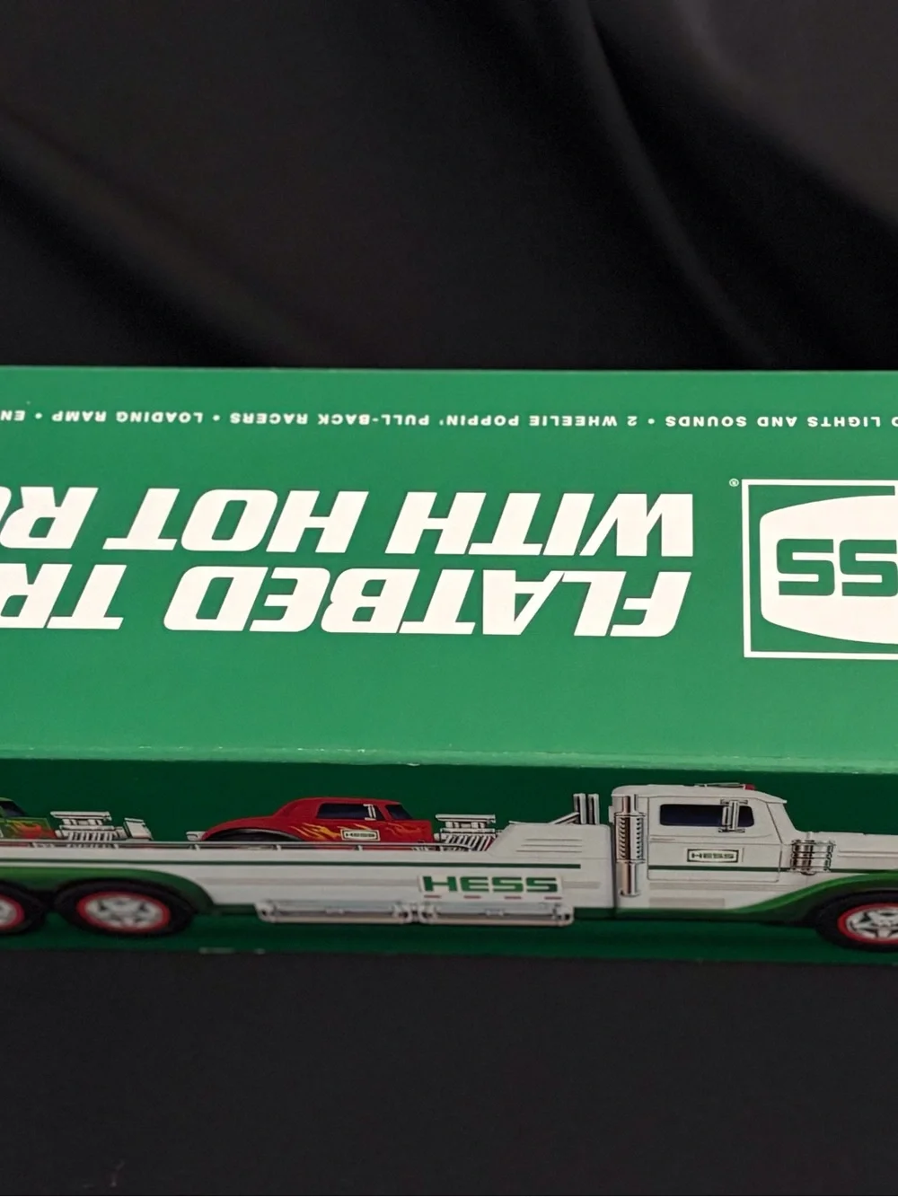 Hess Race to the Finish Truck with 2 Racing Cars Vintage Toy Collector